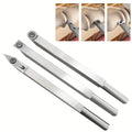 1PCS Carbide Tool Blade for Wood Lathe Turnings Includes 1PCS Tool Holder and Carbide Blades 11mm Square 12mm Round and 30x10mm Diamond with Tip
