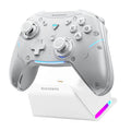 Machenike G5pro Tri-mode Wireless Gaming Controller Hall Trigger Joystick Mecha-Tactile Buttons RGB Light Strip bluetooth/USB Wired Gamepad for Switch PC Android IOS
