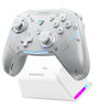 Machenike G5pro Tri-mode Wireless Gaming Controller Hall Trigger Joystick Mecha-Tactile Buttons RGB Light Strip bluetooth/USB Wired Gamepad for Switch PC Android IOS