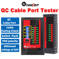 TOOLTOP ET605 LAN Network QC Cable Port Tester Pairing Check Switch Flash POE Withstand 60V Telephone Network Cable Line Finder