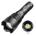 Type-C USB Rechargeable Super Bright XHP70 LED Flashlight Multi-Use Torch Rechargeable Telescopic Zoom Flashlight Outdoor Emergency Torch Work Light for Camping
