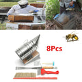 Stainless Steel Bee Hive Honey Fork Beekeeping Equipment Uncapping Fork Beekeeping Tools Set