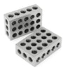 Machifit 2pcs 1x2x3 Inch Blocks 23 Holes Parallel Clamping Milling Tool Precision 0.0001 Inch