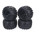 1/10 Monster Truck Wheels and Tires for HPI HSP Savage XS TM Flux ZD Racing LRP RC Car - For Wheel Tire