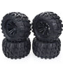 1/10 Monster Truck Wheels and Tires for HPI HSP Savage XS TM Flux ZD Racing LRP RC Car - For Wheel Tire