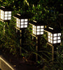 2 Pack Solar LEDLawnLights Pathway Lights Set Outdoor Yard Garden Walkway Landscape Lamp