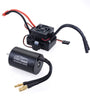 Surpass Hobby 3650 Waterproof 4Pole3.175mm Unsensed Brushless RC Car Motor+60A ESC For 1/8/10 Vehicle Models