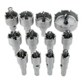 Drillpro Hole Saw Cutter Set - 15mm to 50mm - 12pcs 15mm-50mm Alloy Drill Bit for Wood Metal Cutting