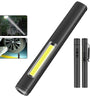 Outdoor Compact and Portable Aluminum Alloy XPE+COB Rechargeable Pen Light Work Lamp Keychain Light