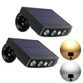 2PCS Solar PIR Motion Sensor Light Spotlight Waterproof Led Light Garden Lamp Outdoor Lighting solar wall light