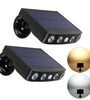 2PCS Solar PIR Motion Sensor Light Spotlight Waterproof Led Light Garden Lamp Outdoor Lighting solar wall light