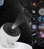 LED Planetarium Galaxy Projector Lamp 12 Patterns 360 Degree Rotate LED Starry Sky Projector Bedroom Night Light for Kids Child Gift