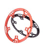 ZTTO Single Speed 130BCD 45 47 53T 56T 58T Folding Bike Chain-wheel Ultralight Crank Tooth Round Chain Flywheel
