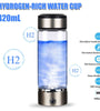 IPRee 420ml Titanium Hydrogen-Rich Water Bottle USB Ionizer Antioxidants Maker Drining Cup