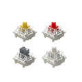 35 Pcs/pack Gateron Switch Pro Linear Mechanical Yellow / Red / White / Silver Switch 3 Pin Prelubricate Keyboard Switch for DIY Mechanical Gaming Keyboards