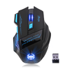 ZELOTES F-14 2.4GHz Wireless Mouse 600-2400DPI Cool Breathing Light Optical Gaming Mouse with USB Receiver