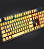 104 Keys Keycap Set Electroplating Color OEM Profile PBT Sublimation Keycaps for Mechanical Keyboards Gold/Silver-Grey