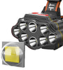 XANES 4-Modes 8*XPG LED Headlamp USB Rechargeable Long Shoot Camping Head Light 18650 Fishing Lantern Waterproof Head Torch Flashlight