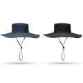 Outdoor Hat Sun Protection Waterproof Fisherman Hat Breathable Men and Women's Sun Hat 12cm Brim Outdoor Sports  Panama Hat Bucket Hats