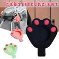 Bakeey Cute Claw Pattern Portable Soft Protective Cover Sleeve with Keychain for Apple Airtags bluetooth Tracker