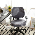 Swivel Seat Cover Elastic Computer Office Chair Cover Washable Removable Arm Chair Cover Home Buisness Office Supplies