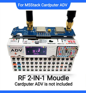M5Stack Cardputer ADV Dual RF Module CC1101 NRF24 SubGHz 24GHz Wireless Signal Transceiver Compatible with Bruce Firmware
