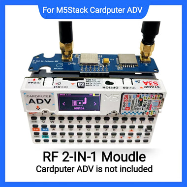M5Stack Cardputer ADV Dual RF Module CC1101 NRF24 SubGHz 24GHz Wireless Signal Transceiver Compatible with Bruce Firmware