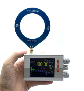 TEF6686 Full Band FM/AM/Short Wave HF/LW Radio Receiver with Aluminum Housing Circular BB ANTENNA