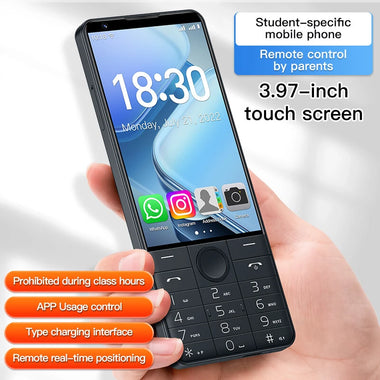 DOOV R70 Mini 3.97-inch Android 13.0 6GB RAM 128GB ROM Dual UIM Card 2600mAh 5MP+16MP Dual Cameras Built-in Deepseek QR Code Payment Type-C Interface 4G Mobile Phone