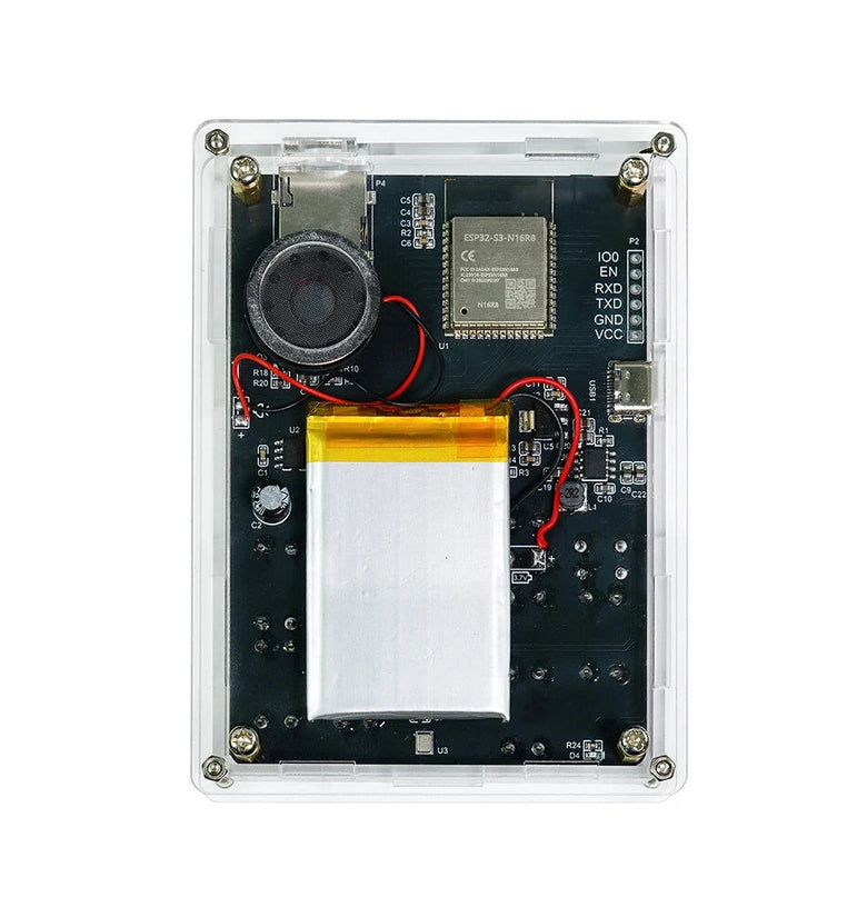 Game Console Electronic DIY kit Handheld Device with Weather Display and Clock Music Spectrum XiaoZhi AI Robot Soldering Practice