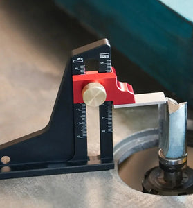 Woodworking Height Gauge Depth Measurement Tool Aluminum Alloy For Milling Cutter Trimming Machine Saw Blade Marking Ruler Adjustable