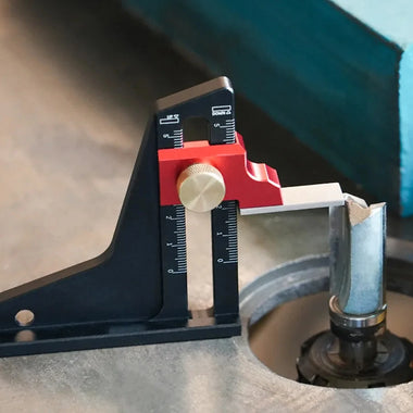 Woodworking Height Gauge Depth Measurement Tool Aluminum Alloy For Milling Cutter Trimming Machine Saw Blade Marking Ruler Adjustable