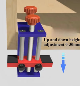 Adjustable Cabinet Door Installation Positioner Aluminium Alloy Cabinet Handle Install Tool for Effortless Alignment and Cabinet Door Mount Locator