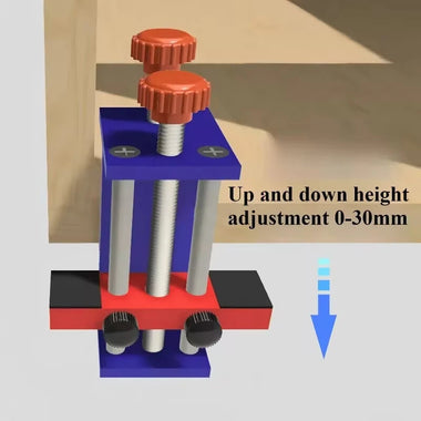 Adjustable Cabinet Door Installation Positioner Aluminium Alloy Cabinet Handle Install Tool for Effortless Alignment and Cabinet Door Mount Locator