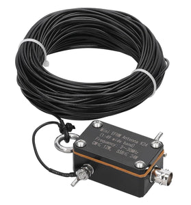 Pocket EFHW Antenna K24 3-30MHz Frequency Band Shortwave Antenna Wideband End-fed Halfwave Antenna