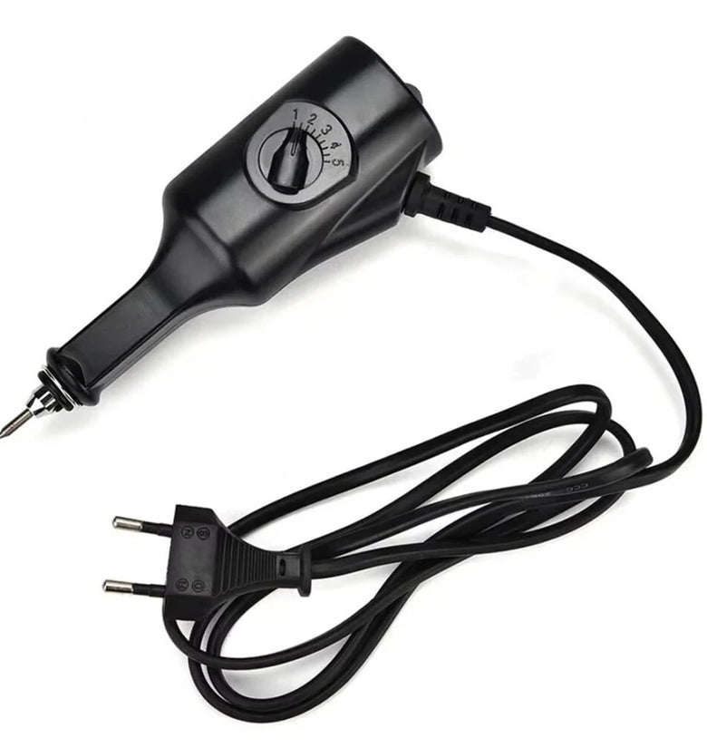 Electric Engraver 220V 25W Adjustable Power Metal Wood Ceramic Glass Plastic Engraving Pen Tool Precision Carving Machine European Plug High-Speed Vibration