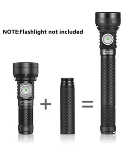 Lumintop 10750 Extention Tube Come With Battery For Lumintop GT NANO V3.0, Lumintop GT NANO V3.1, Lumintop GT NANO PRO, Lumintop GT NANO PRO V3.0 Flashlights