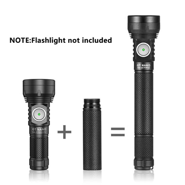 Lumintop 10750 Extention Tube Come With Battery For Lumintop GT NANO V3.0, Lumintop GT NANO V3.1, Lumintop GT NANO PRO, Lumintop GT NANO PRO V3.0 Flashlights