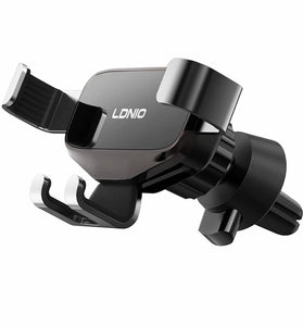 LDNIO MG13 Gravity Mechanical Car Phone Holder Car Air Vent Navigation Mount Stand 360 Rotation Stand for iPhone 16 16 Pro 15 15 Plus 14 13 for HUAWEI for SAMSUNG for XIAOMI