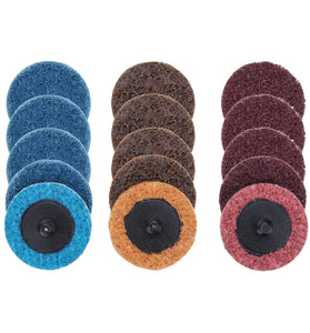Drillpro 70pcs Sanding Discs Set 2'' Type R Roll Lock Discs Pads Sanding Abrasives US