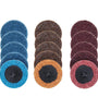 Drillpro 70pcs Sanding Discs Set 2'' Type R Roll Lock Discs Pads Sanding Abrasives US