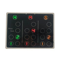 EQKIT YBN-20 Binary Clock DIY Electronic Kit USB 5V Multi-Color LEDs High Precision STEM Educational Soldering Practice Real-Time Clock Programming