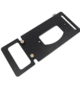 ENJOYWOOD Aluminum Alloy Track Saw Square Guide Rail Angle Stop Woodworking 90 Degree Right Angle Guide Plate Square Cutting Everytime for Makita / Festool