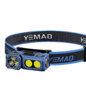 T615 500LM 180 Rotatable Multi-Function EDC LED Flashlight Wave Sensing Mini Headlamp Cap Clip Bike Light USB Charging EDC LED Torch