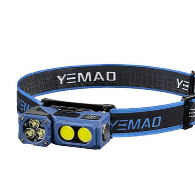 T615 500LM 180 Rotatable Multi-Function EDC LED Flashlight Wave Sensing Mini Headlamp Cap Clip Bike Light USB Charging EDC LED Torch