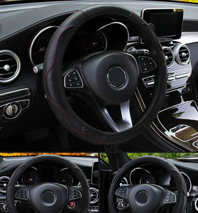 Car Steering Wheel Cover Anti Slip Universal 37-38cm Steering Decoration Accessories