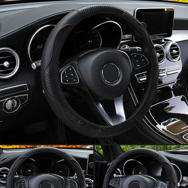 Car Steering Wheel Cover Anti Slip Universal 37-38cm Steering Decoration Accessories