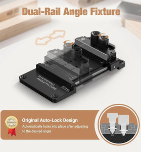 HONGDUI HD34 Pro Honing Guide For Chisels And Planes Woodworking Sharpening System With Sharpening Angle Fixture Angle Gauge