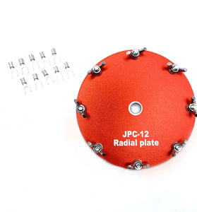 Dedicated Ground Network Disk Aluminum Grounding Disk for PAC-12 JPC-12 Portable Shortwave Antennas