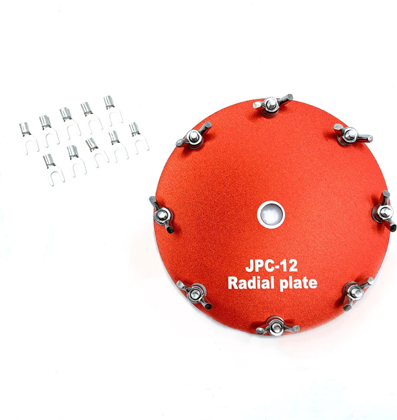 Dedicated Ground Network Disk Aluminum Grounding Disk for PAC-12 JPC-12 Portable Shortwave Antennas
